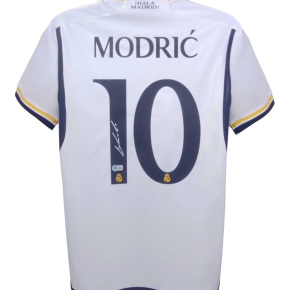 Luka Modric Signed Real Madrid #10 Adidas Authentic Jersey...